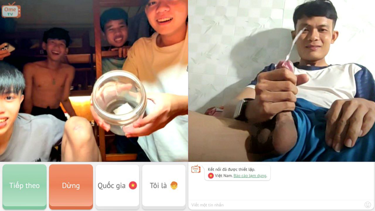 Bắn tinh cho trai thẳng xem - Ometv